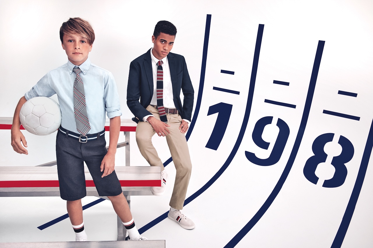 Boys in School Uniforms